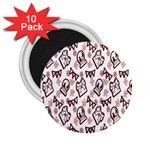 Signs Of Christmas Time  2.25  Magnets (10 pack) 