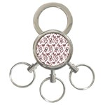 Signs Of Christmas Time  3-Ring Key Chain