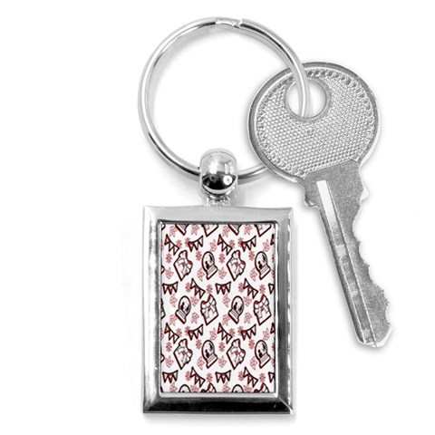 Signs Of Christmas Time  Key Chain (Rectangle) from ArtsNow.com Front