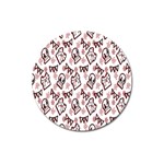 Signs Of Christmas Time  Magnet 3  (Round)