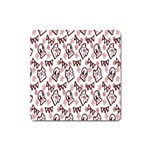 Signs Of Christmas Time  Square Magnet