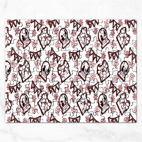 Signs Of Christmas Time  Rectangular Jigsaw Puzzl from ArtsNow.com Front