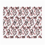 Signs Of Christmas Time  Small Glasses Cloth