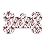 Signs Of Christmas Time  Dog Tag Bone (Two Sides)