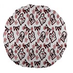 Signs Of Christmas Time  Large 18  Premium Round Cushions