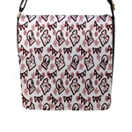 Signs Of Christmas Time  Flap Closure Messenger Bag (L)
