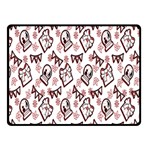 Signs Of Christmas Time  Two Sides Fleece Blanket (Small)