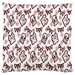 Signs Of Christmas Time  Large Premium Plush Fleece Cushion Case (Two Sides)