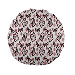 Signs Of Christmas Time  Standard 15  Premium Flano Round Cushions