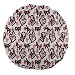 Signs Of Christmas Time  Large 18  Premium Flano Round Cushions