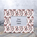 Signs Of Christmas Time  White Tabletop Photo Frame 4 x6 