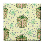 Purple Gifts On A Holy Night   Tile Coaster
