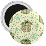 Purple Gifts On A Holy Night   3  Magnets