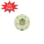 Purple Gifts On A Holy Night   1  Mini Buttons (100 pack) 