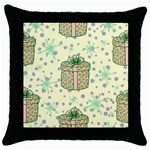 Purple Gifts On A Holy Night   Throw Pillow Case (Black)