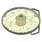 Purple Gifts On A Holy Night   Belt Buckles