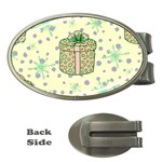 Purple Gifts On A Holy Night   Money Clips (Oval) 