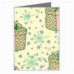 Purple Gifts On A Holy Night   Greeting Card