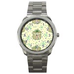 Purple Gifts On A Holy Night   Sport Metal Watch