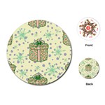 Purple Gifts On A Holy Night   Playing Cards Single Design (Round)