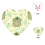Purple Gifts On A Holy Night   Playing Cards Single Design (Heart)