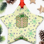 Purple Gifts On A Holy Night   Star Ornament (Two Sides)