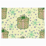 Purple Gifts On A Holy Night   Large Glasses Cloth