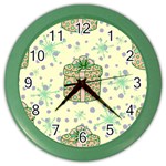 Purple Gifts On A Holy Night   Color Wall Clock
