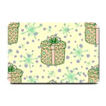 Purple Gifts On A Holy Night   Small Doormat