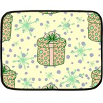 Purple Gifts On A Holy Night   Fleece Blanket (Mini)