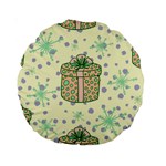 Purple Gifts On A Holy Night   Standard 15  Premium Round Cushions
