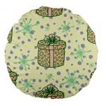 Purple Gifts On A Holy Night   Large 18  Premium Round Cushions
