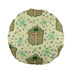 Purple Gifts On A Holy Night   Standard 15  Premium Flano Round Cushions