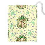 Purple Gifts On A Holy Night   Drawstring Pouch (4XL)