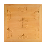 Purple Gifts On A Holy Night   Wood Photo Frame Cube