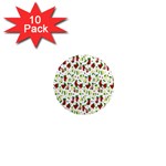Warm Christmas  1  Mini Magnet (10 pack) 