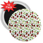 Warm Christmas  3  Magnets (10 pack) 