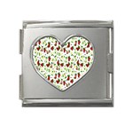 Warm Christmas  Mega Link Heart Italian Charm (18mm)
