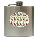 Warm Christmas  Hip Flask (6 oz)