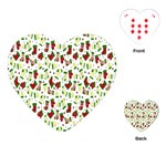 Warm Christmas  Playing Cards Single Design (Heart)