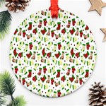 Warm Christmas  Round Ornament (Two Sides)