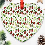 Warm Christmas  Heart Ornament (Two Sides)