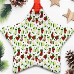 Warm Christmas  Star Ornament (Two Sides)