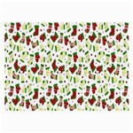 Warm Christmas  Large Glasses Cloth (2 Sides)