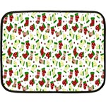 Warm Christmas  Fleece Blanket (Mini)