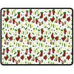 Warm Christmas  Fleece Blanket (Medium)