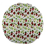 Warm Christmas  Large 18  Premium Round Cushions