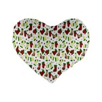 Warm Christmas  Standard 16  Premium Heart Shape Cushions