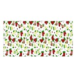 Warm Christmas  Satin Shawl 45  x 80 