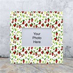 Warm Christmas  White Box Photo Frame 4  x 6 